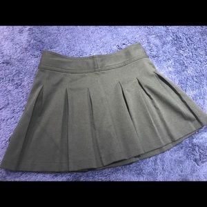 Girls black skirt with pleats